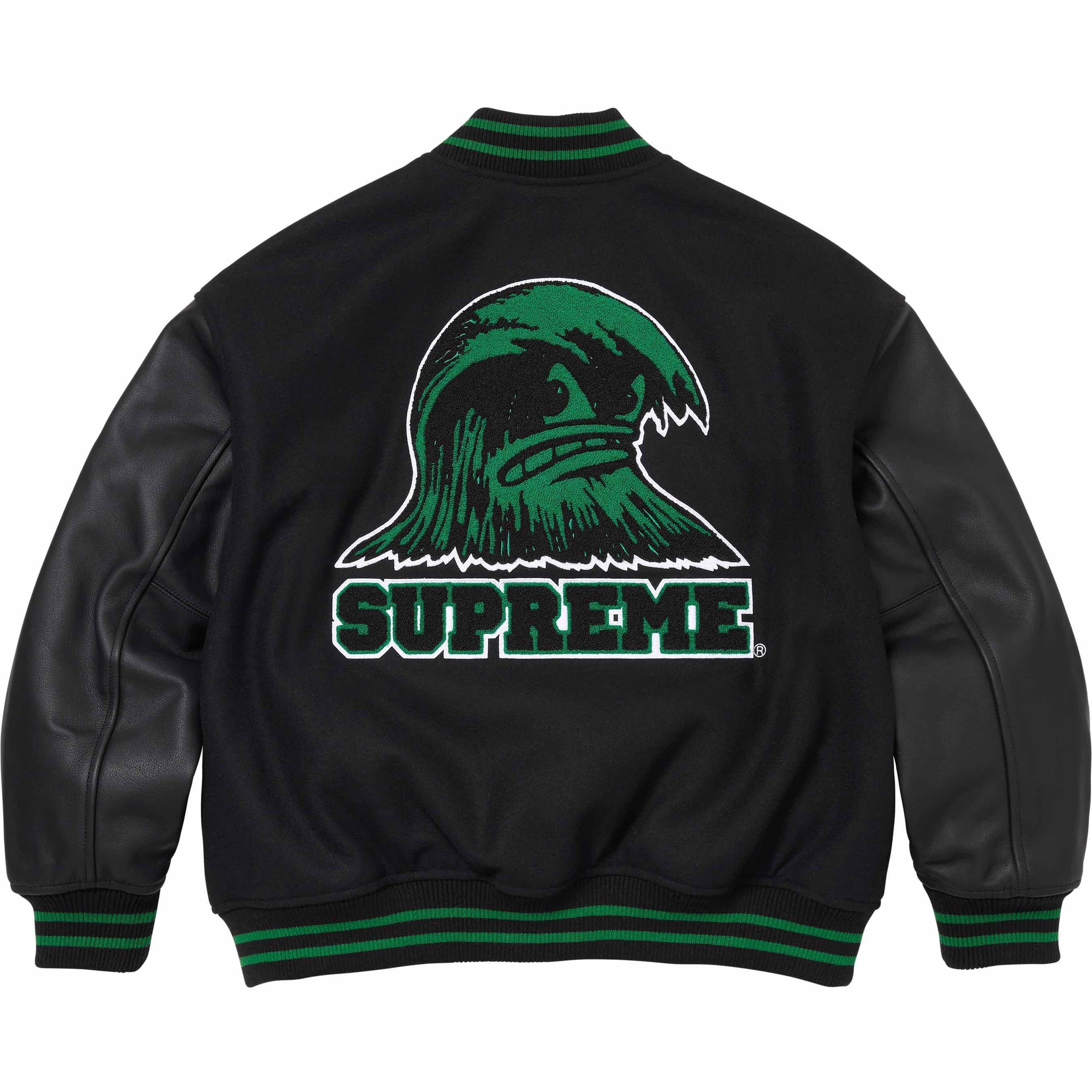 Wave Varsity Jacket view 5